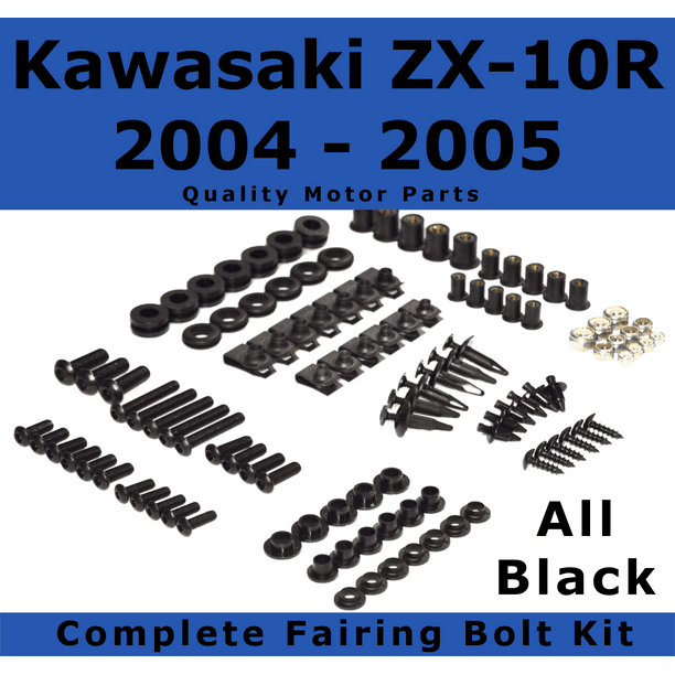 For 2004 2005 Kawasaki ZX10R 2005 Motorcycle Complete Fairing Bolts Screws Kit